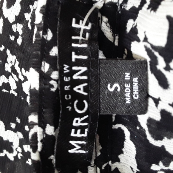 NWT J.Crew Mercantile Drapey Tie-Front Dress in Blossom Print S - Picture 13 of 16